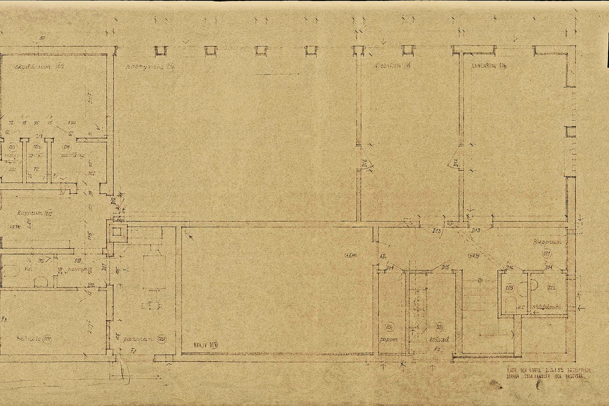 Planritning - Karl XIs vag 2