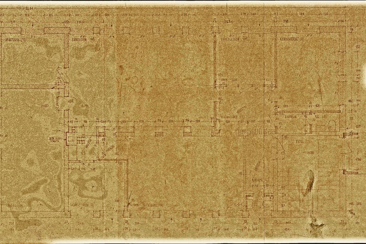 Planritning - Karl XIs vag 2